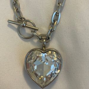 Tarina Tarantino Crystal Heart Necklace
